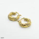 Twisted Gold Hoops - The Gilded Gems