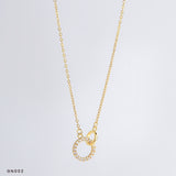 Double Ring Pendant - The Gilded Gems